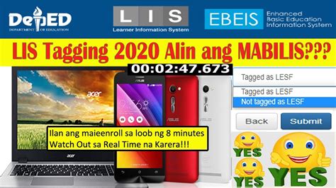 lis.deped.gov.ph enrollment masterlist 2020